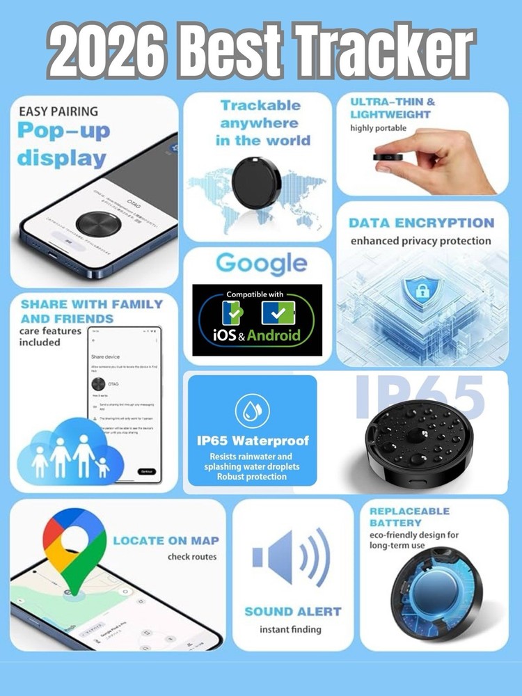 GPS Tracking FOR Dogs, No Subscription - Long Range