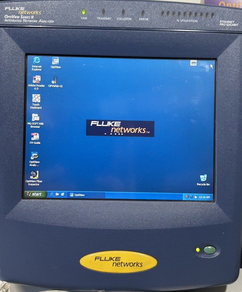Fluke Network Optiview Series II Integrated Network Analyzer Excellent Condition