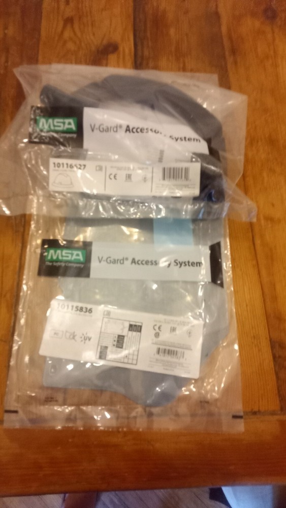MSA 10116627 Black Face Shield Frame & Visor 10115836 (Clear) Lot