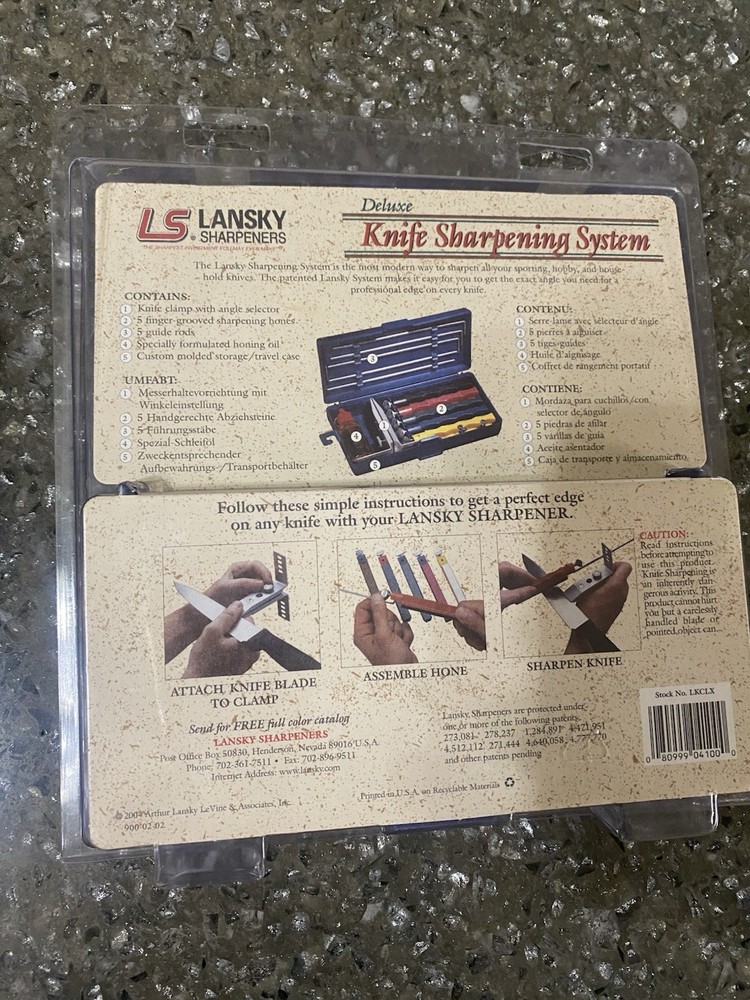 Lansky Deluxe Sharpening System with Universal Mount for Sharpening