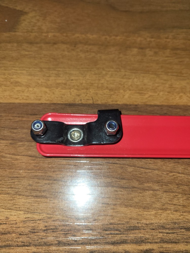 New Durable Red Steel Flag Replacement For Missing/Broken Mailbox With Hardware