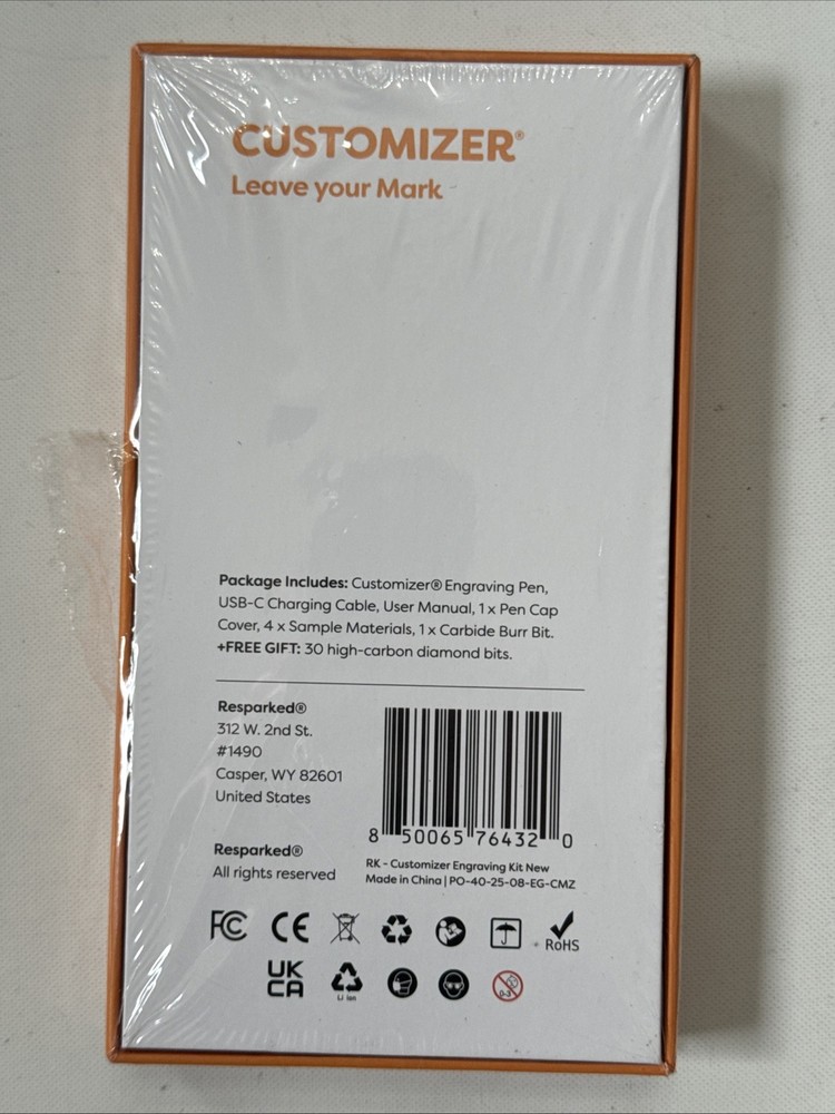 Authentic, Resparked, Customizer Engraving Pen