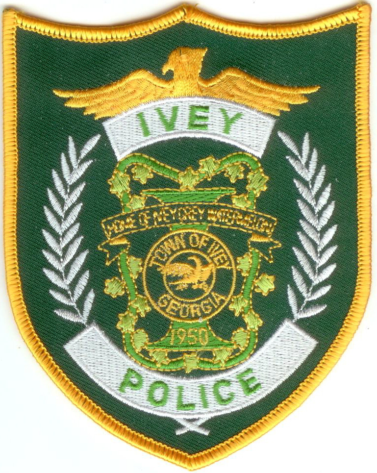 Ivey Police Patch Georgia GA