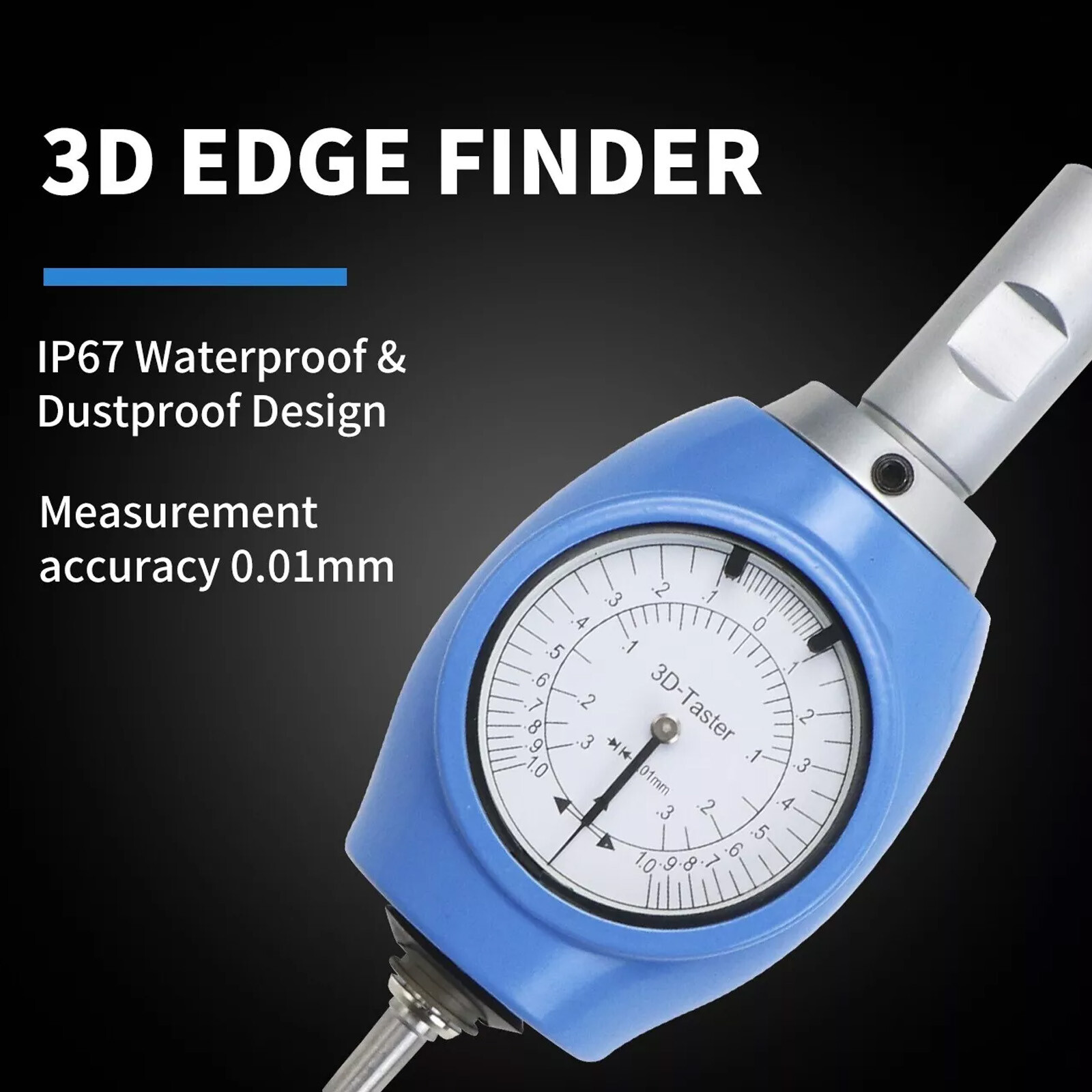 3D Edge Finder for XYZ Axis CNC Universal Detector Tool with Storage Box