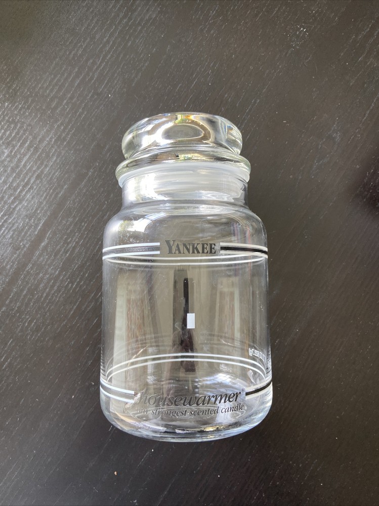 Empty & Clean 22 oz Yankee Candle Jar with Lid