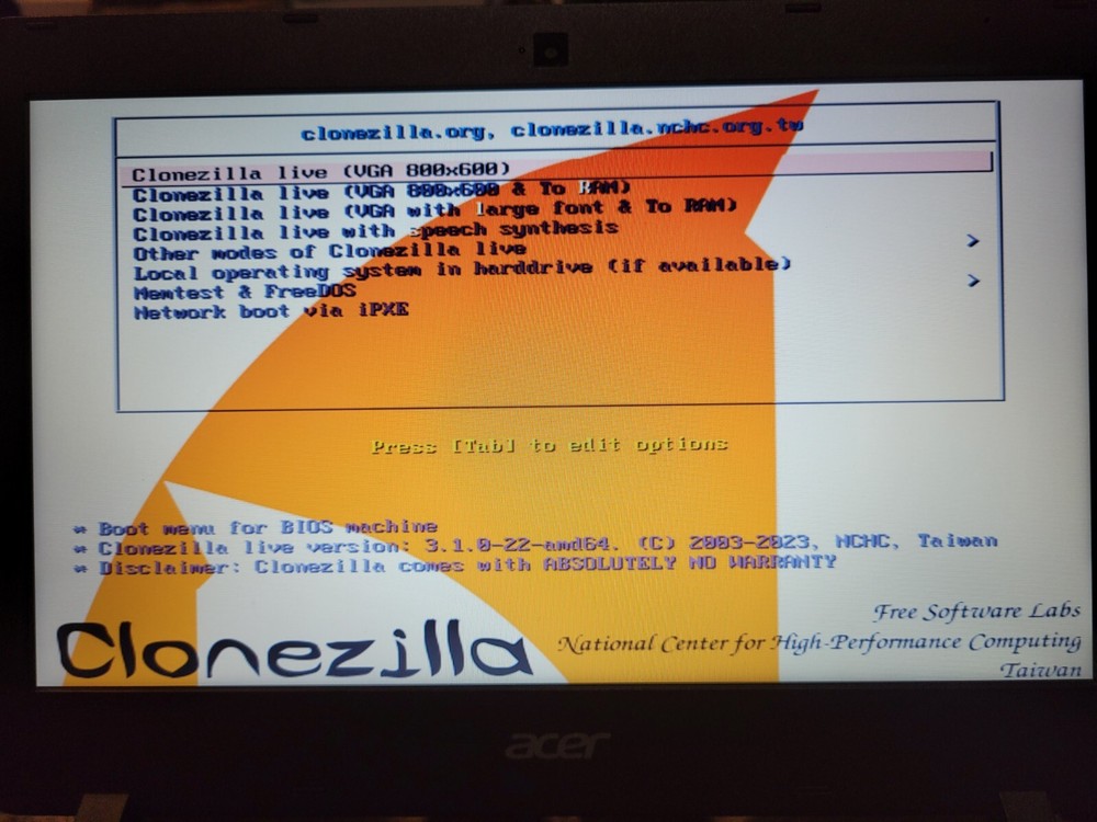 Clonezilla 64 Bit Bootable Image, Restore, Backup - Windows/Linux 16G USB Stick