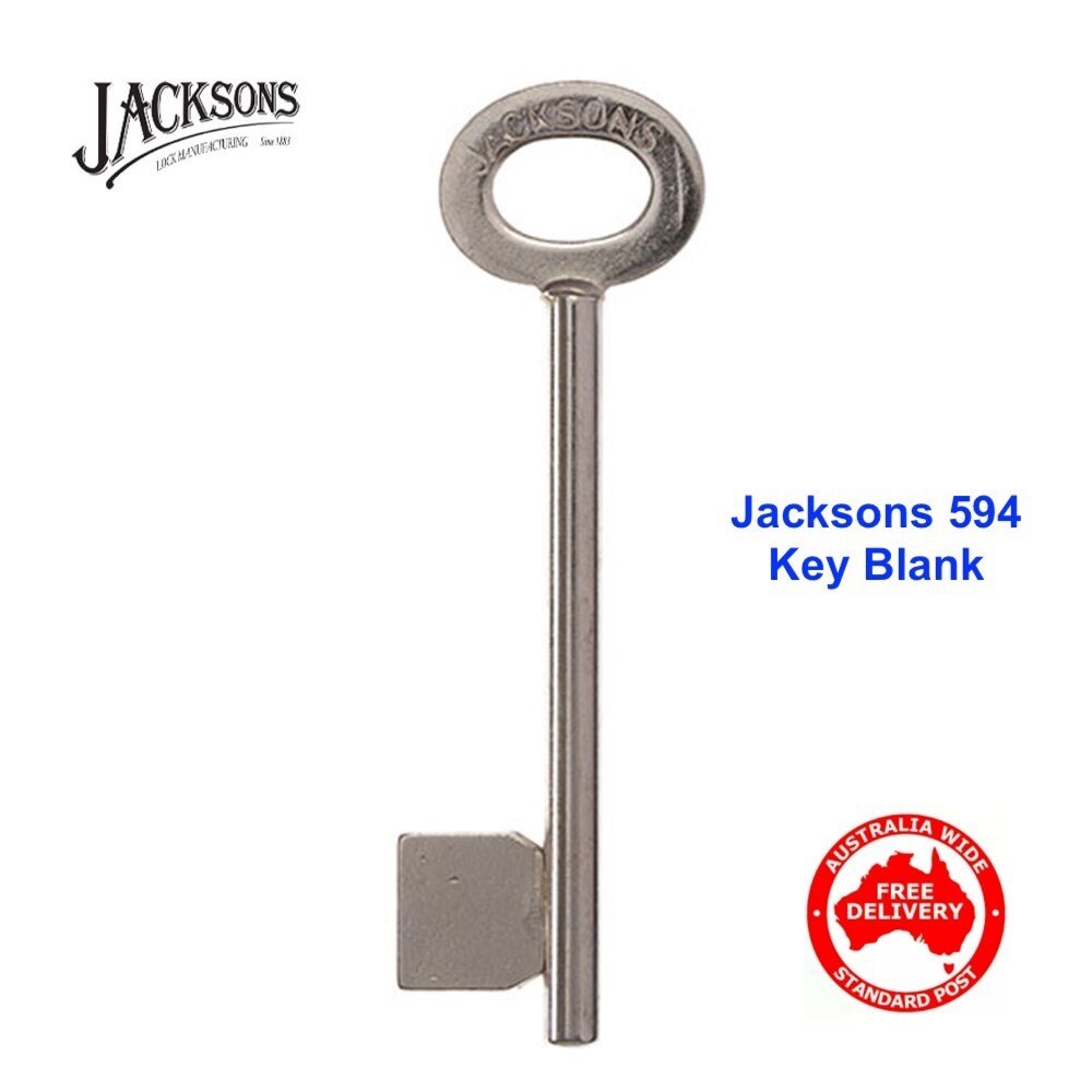 JACKSONS Cupboard Lock Key Blank-594 Jackson -Free Postage In Australia