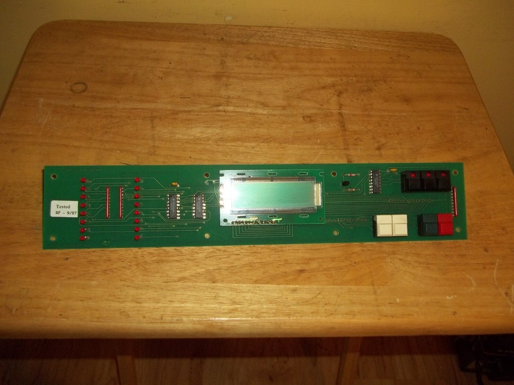 Burk ARC-16 Broadcast Transmitter Remote Control Unit Control/Display Board