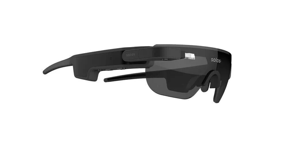 Solos Smart Glasses iPhone and Android Compatible wide screen display