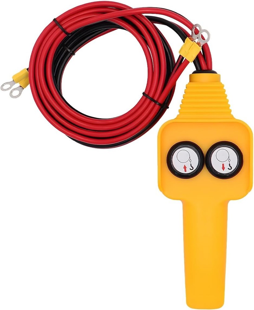 Winch Controller, Push Button Remote,Pulls 1500lbs to 5000lbs,12V Electric Winch
