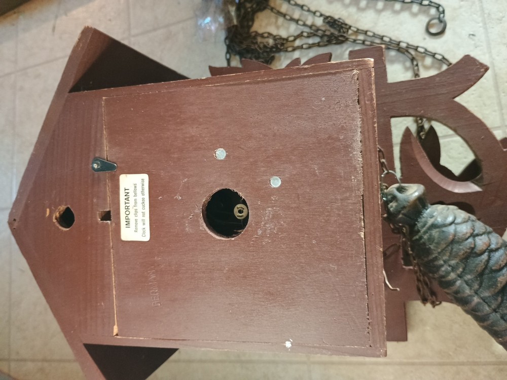 Older Vintage Black Forest Cuckoo Clock not Tested