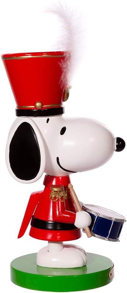 10-Inch Snoopy the Drummer Nutcracker