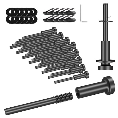 Pack Invisible Cable Railing Kit, Cable Railing Hardware, 316 1/8 Inch 30 Black