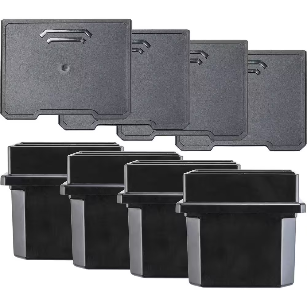 Upper Bin and Divider Set, Deep Standard, 4/Pk