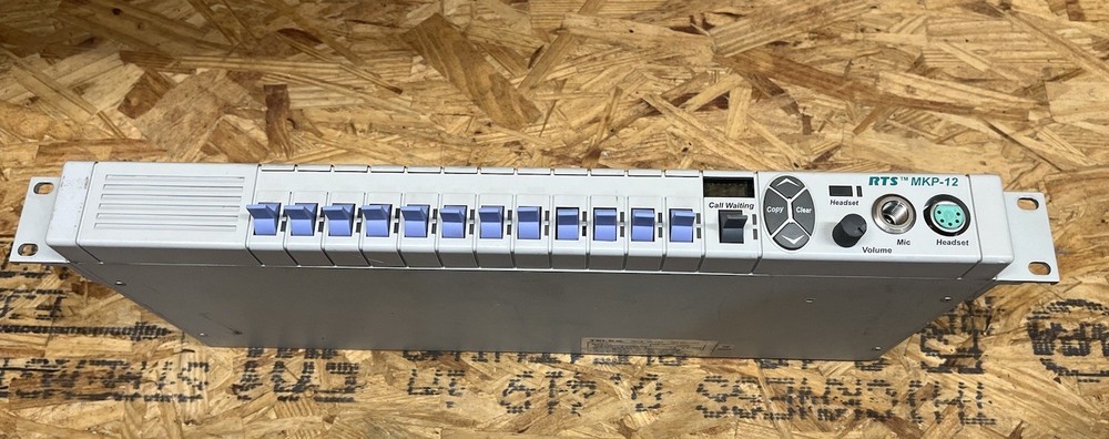 UNTESTED Telex MKP-12 Position Intercom Panel