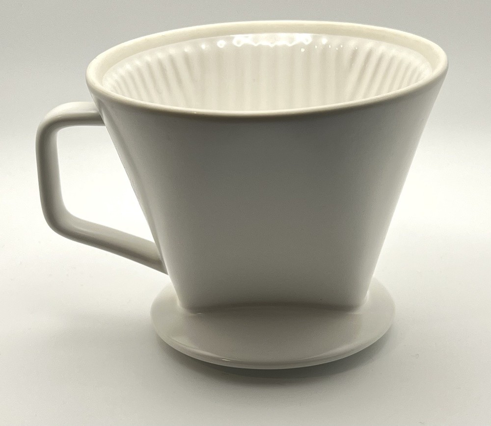 Starbucks White Ceramic Classic Pour Over Coffee Maker