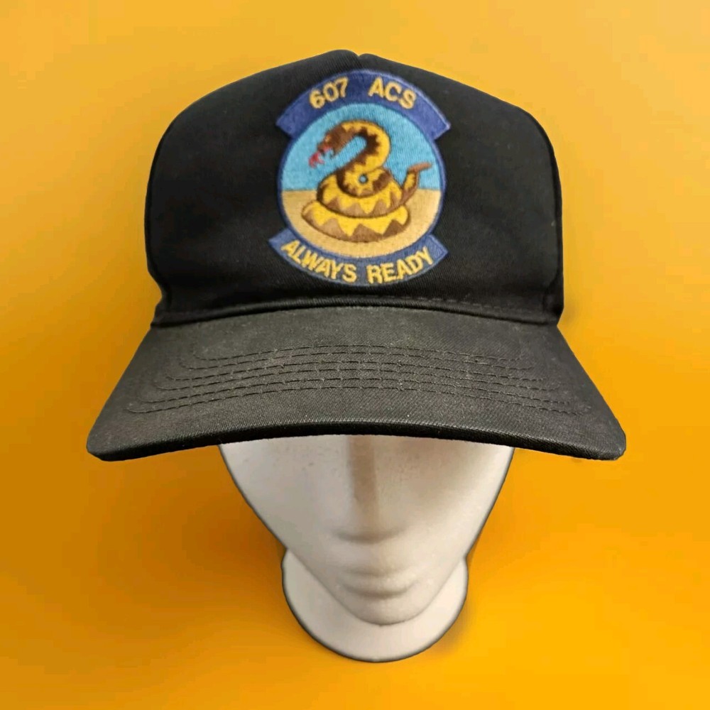U.S. AIR FORCE  Hat 607 ACS  BALLCAP Adjustable Hat