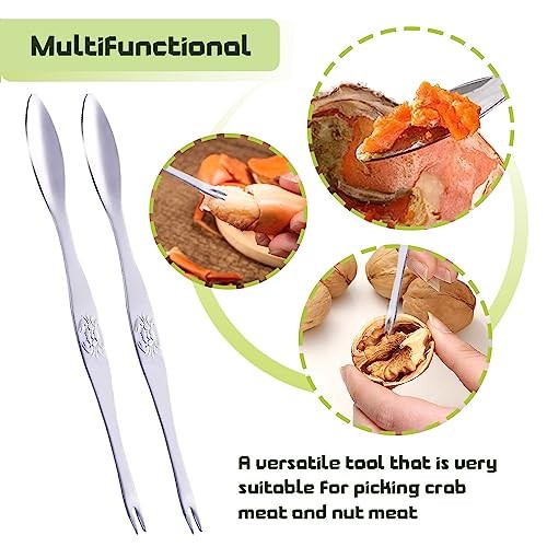 Nut Cracker, Nutcracker, Seafood Tools, Walnut Cracker for All Nuts, Heavy