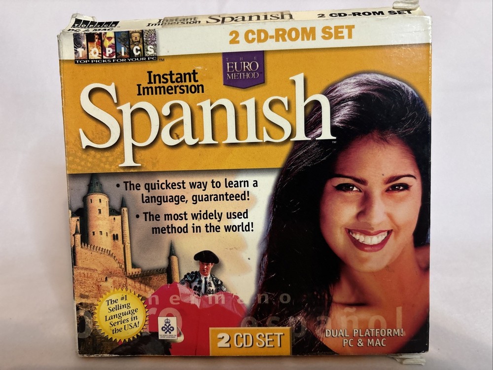 Instant Immersion SPANISH The EURO Method 2-CD ROM Set (PC/Mac)
