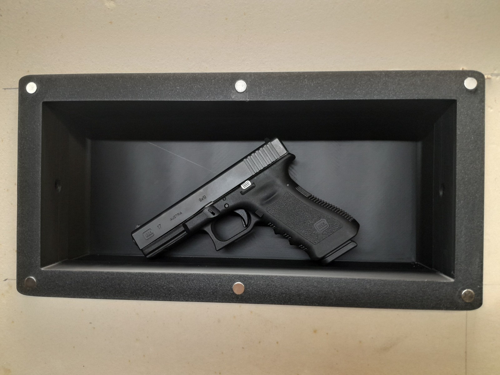 Hidden Wall Safe Air Vent Cover  420 stash box, FITS FULL SIZE Glock HANDGUN.