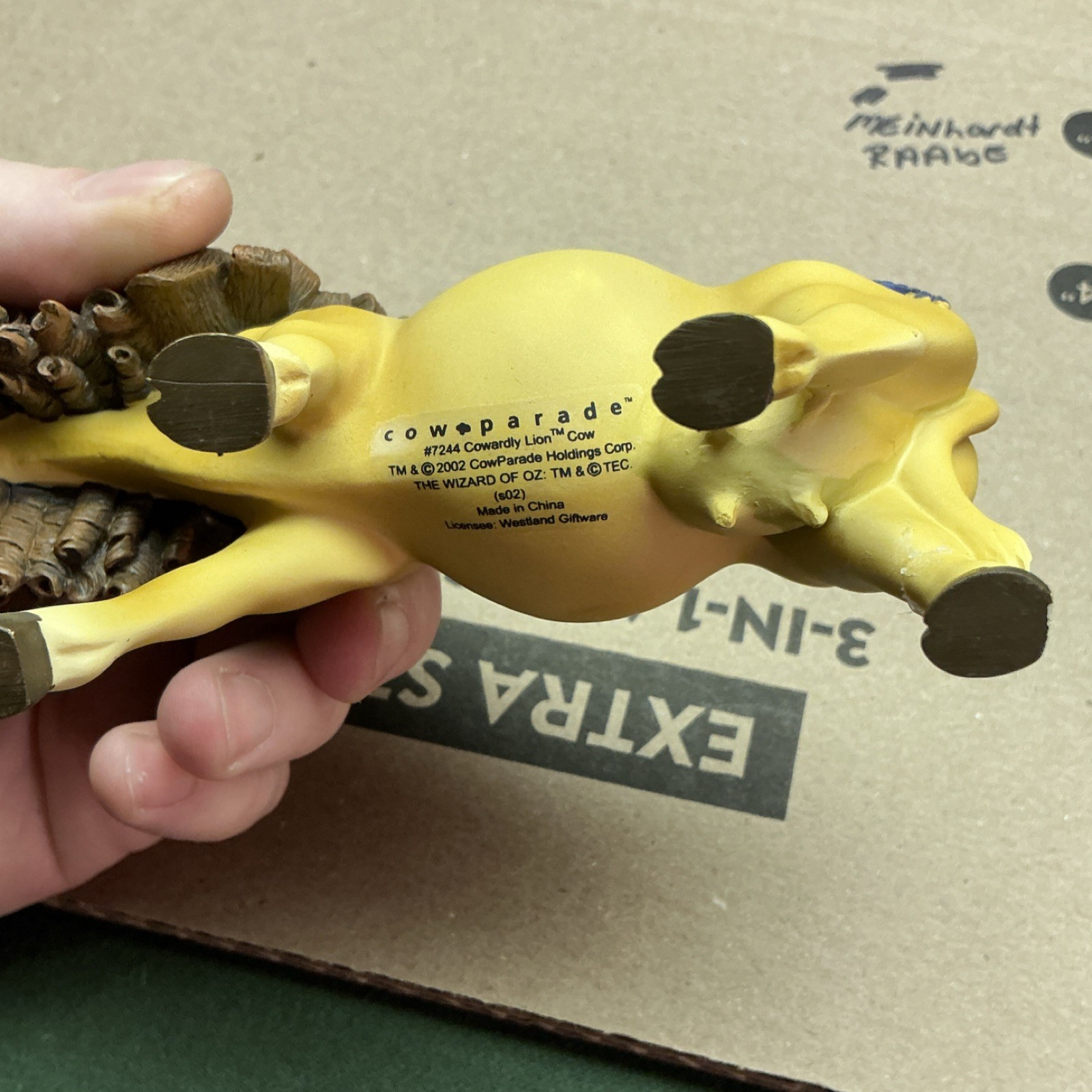 CowParade Wizard of Oz Cow Figurine Set Resin COMPLETE SET 6 1/2 long by 5 tall