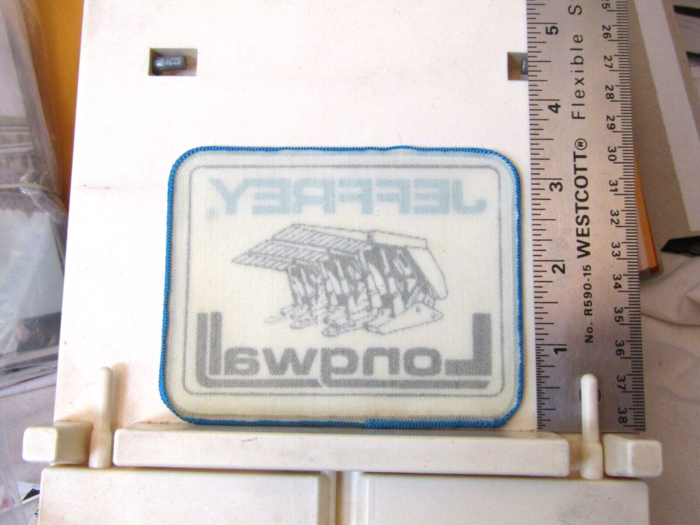 Jeffrey Longwall mining machine patch NOS vintage mines