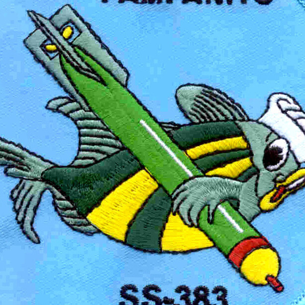SS-383 USS Pampanito Patch - Version A