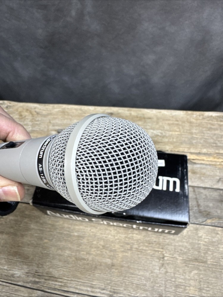 Audio Spectrum Microphone AS-125L LOW IMP UN-DIRECTIONAL
