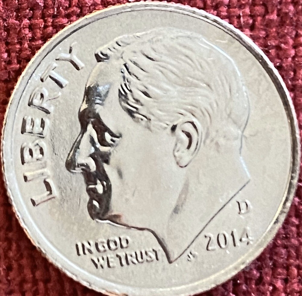 2014- D BU Roosevelt Dimes From OBW