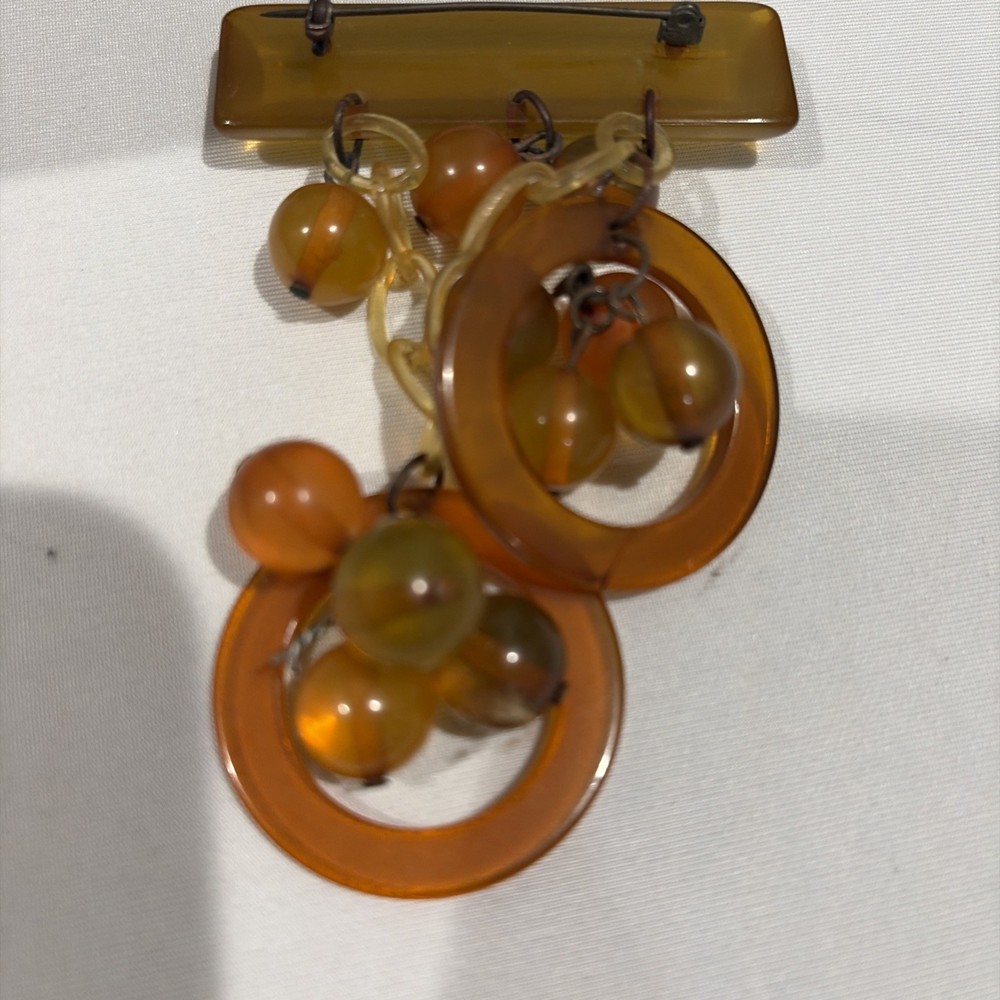 Vintage Bakelite Brooch Pin