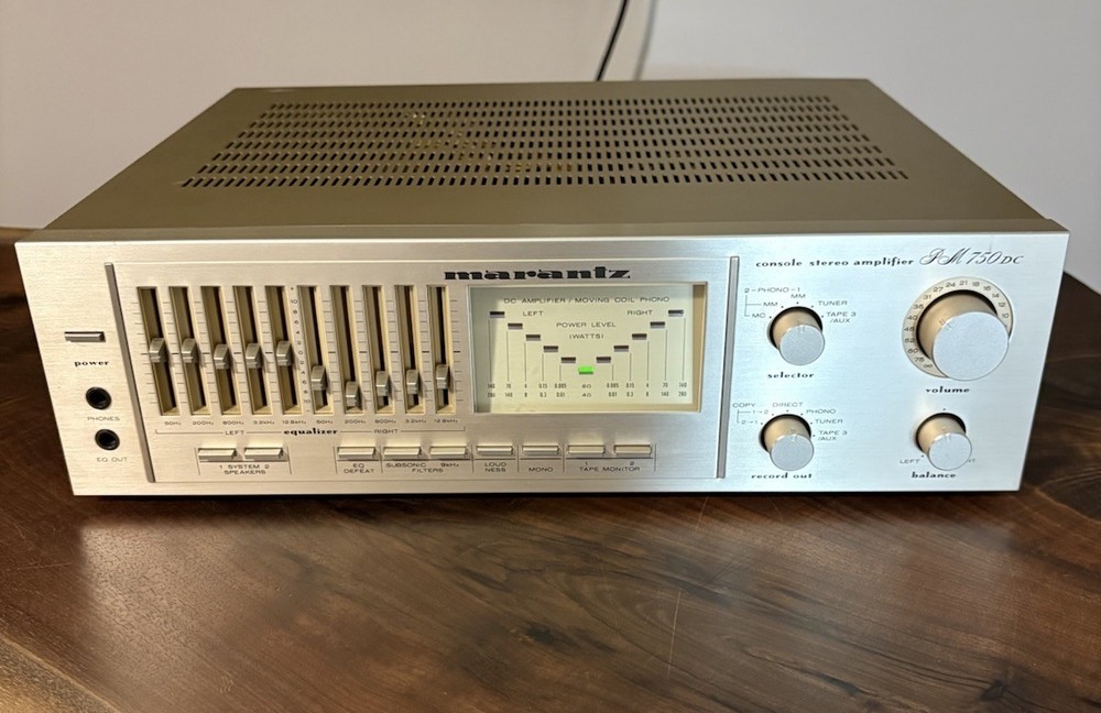Marantz PM 750DC Stereo Amplifier Tested, Working Order