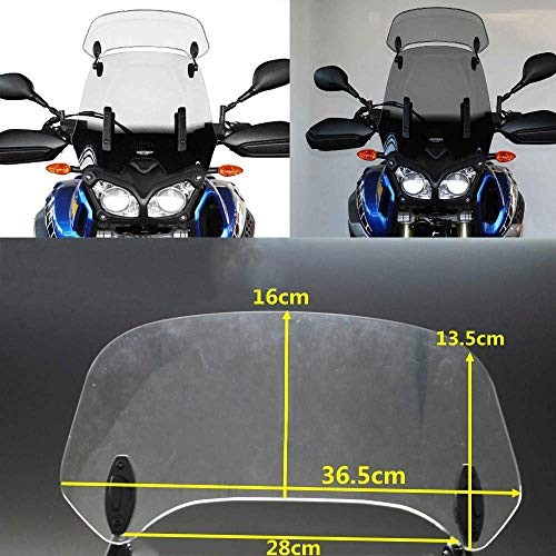 Universal Adjustable Clip-On Screen Windscreen Windshield Spoiler Air Clear