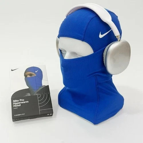 Nike Pro Therma-Fit Hyperwarm Hood Balaclava Face Ski Mask Unisex Blue color