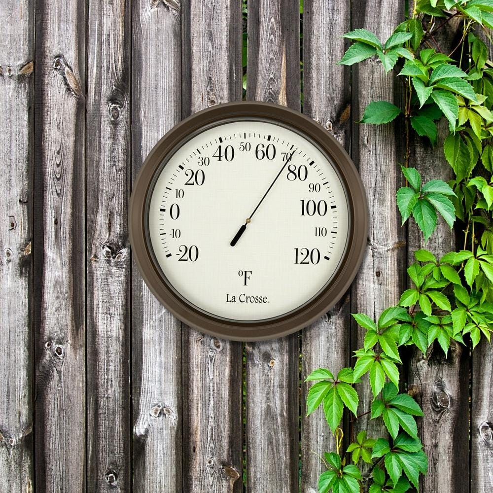 8 in. Round Dial Analog Thermometer