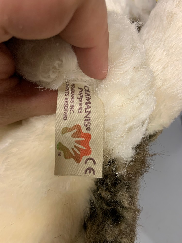 Folkmanis Gray Wolf Puppet with Teeth