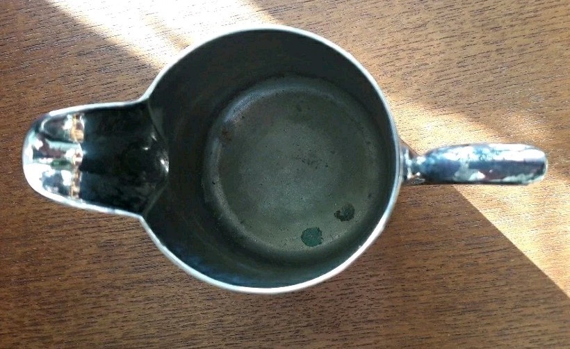 Vintage Solid Silverplate Small Jug 9x7cm 231gram B2