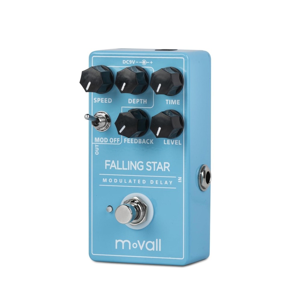 MOVALL MP104 Falling Star Modulated Delay Guitar Effect Pedal Fast Ship