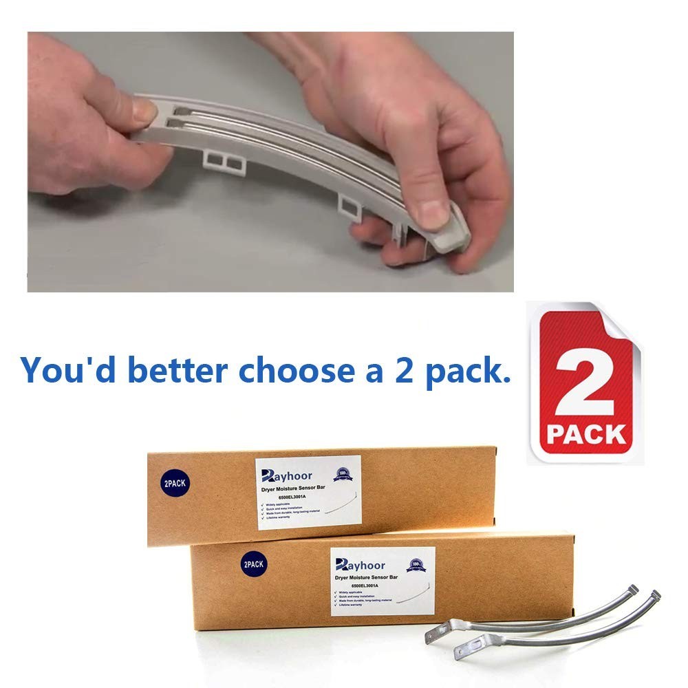 High-Quality 2 Pack LG Dryer Sensor Replacement - Fits Various Models