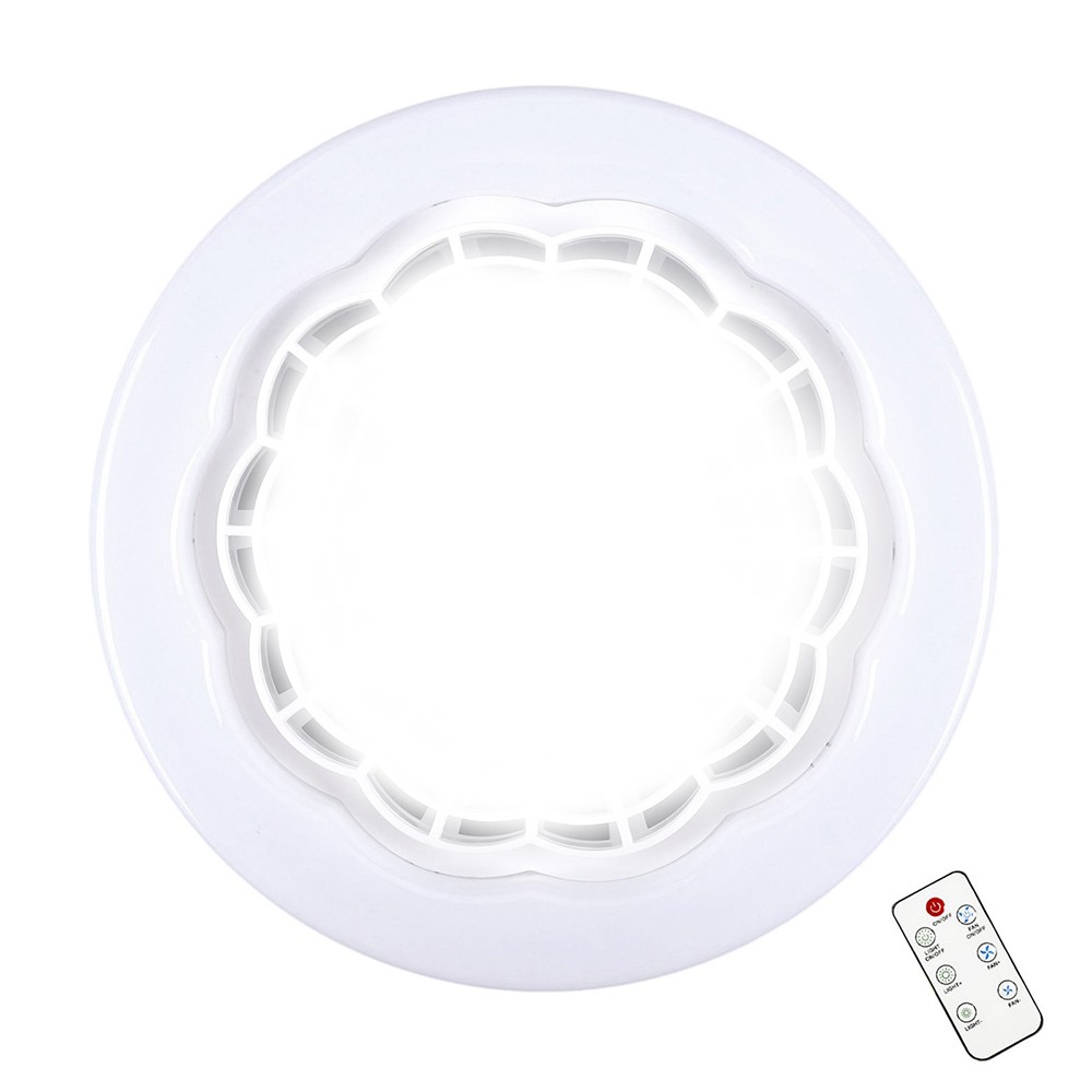 Socket Ceiling Fans with Light and Remote- Socket Fan light with Dimmable Led K1
