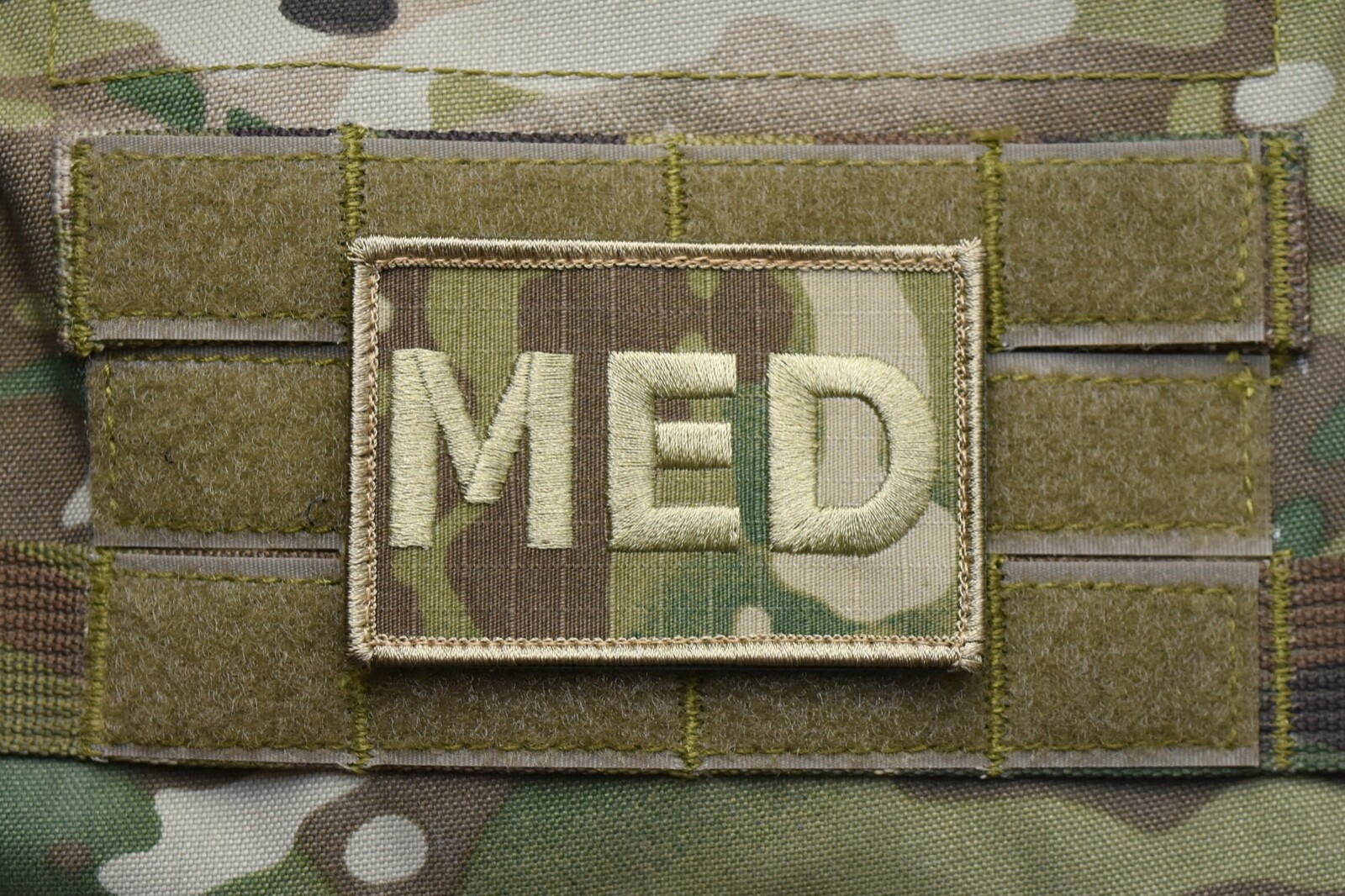 Multicam MED Embroidered Patch Medic First Aid EMS First Responder IFAK