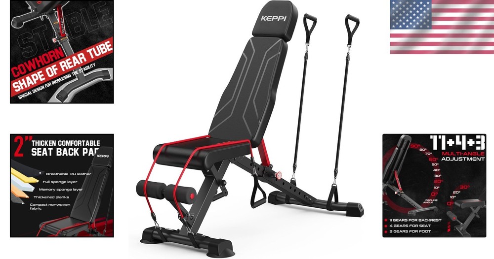 Adjustable Incline Decline Bench for Strength Training