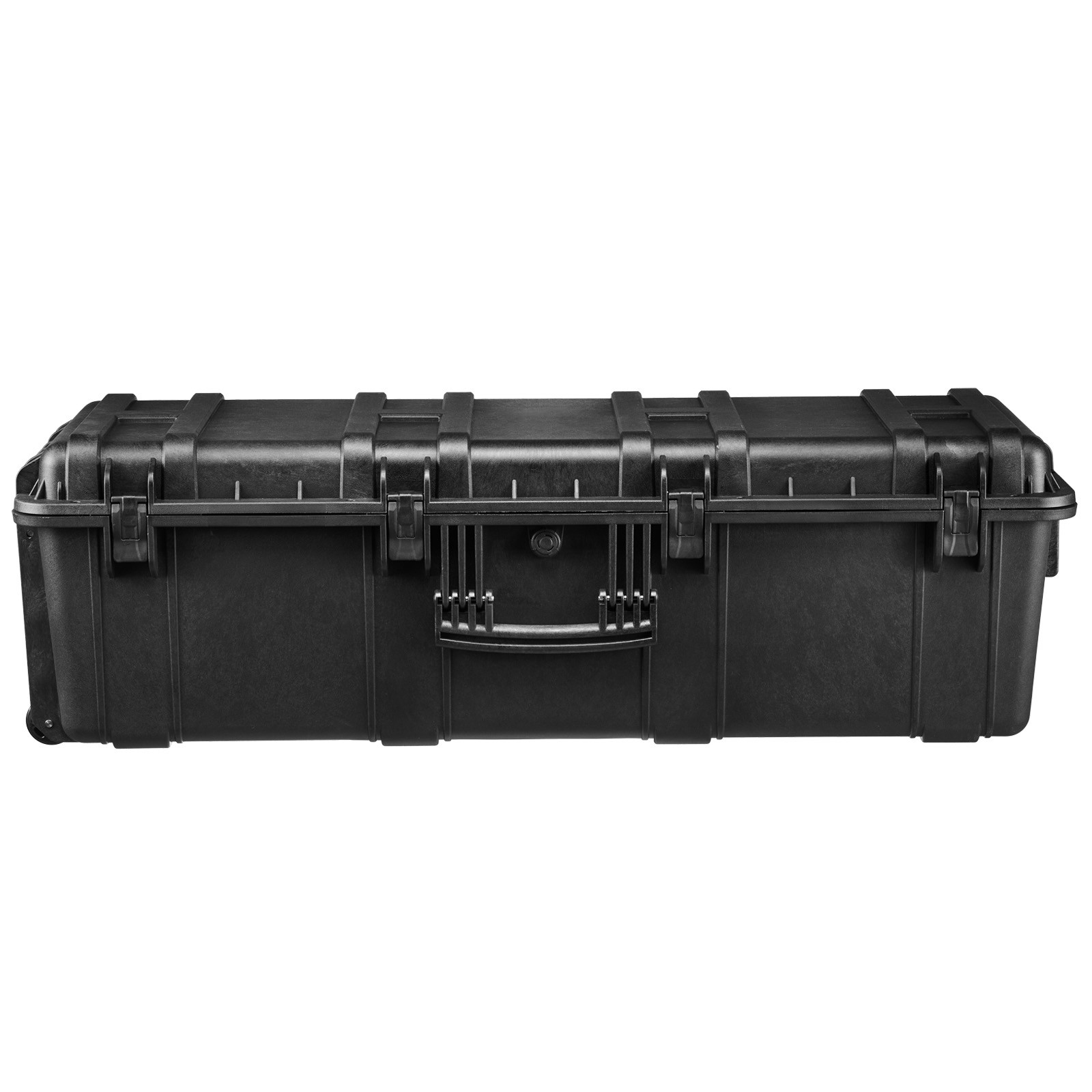 5.5 Cu.ft Weatherproof Hard Case with 3 Handles Large Capacity Case Black