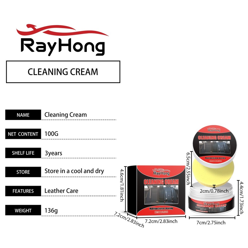 Car interior leather renovation paste