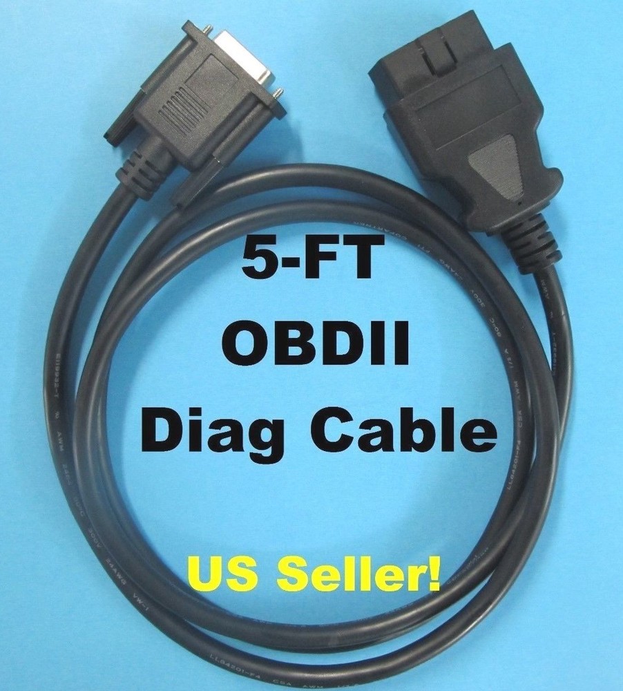 OBDII OBD2 Cable Compatible with Autel MaxiLink ML529 HD ML629 Code Scan Tool