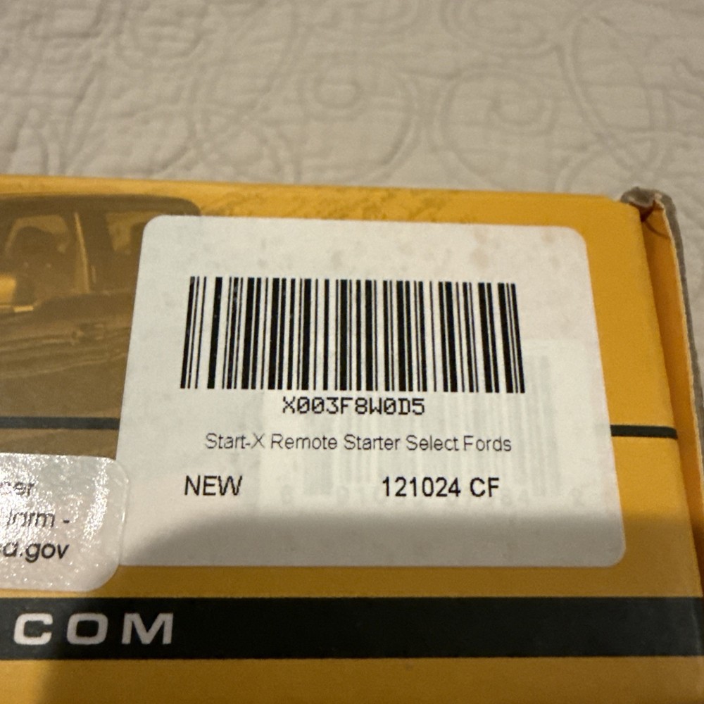 Start-X Remote Starter Kit For Ford