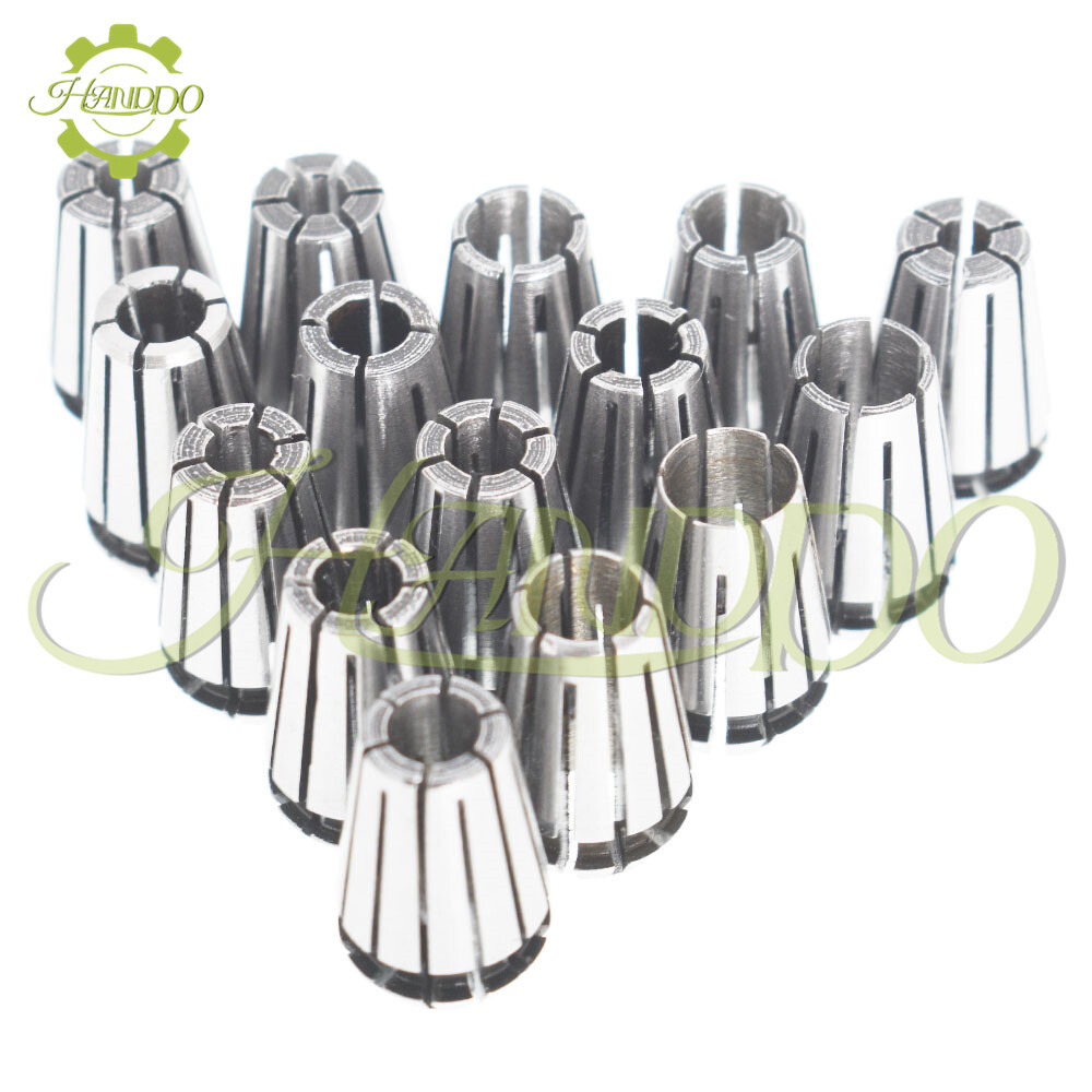 15Pcs ER11 Spring Collet Set CNC Super Precision Milling Tool
