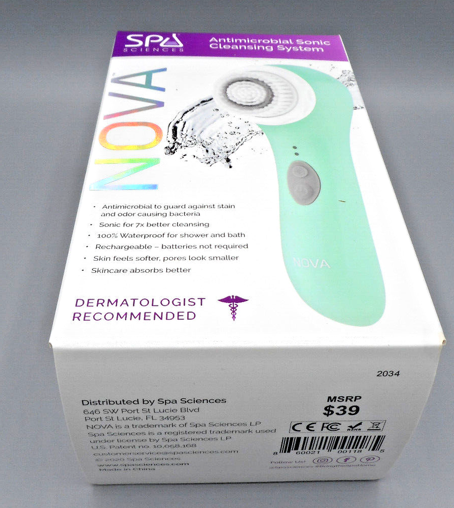 Spa Sciences Nova Antimicrobial Sonic Cleaning System Rechargable