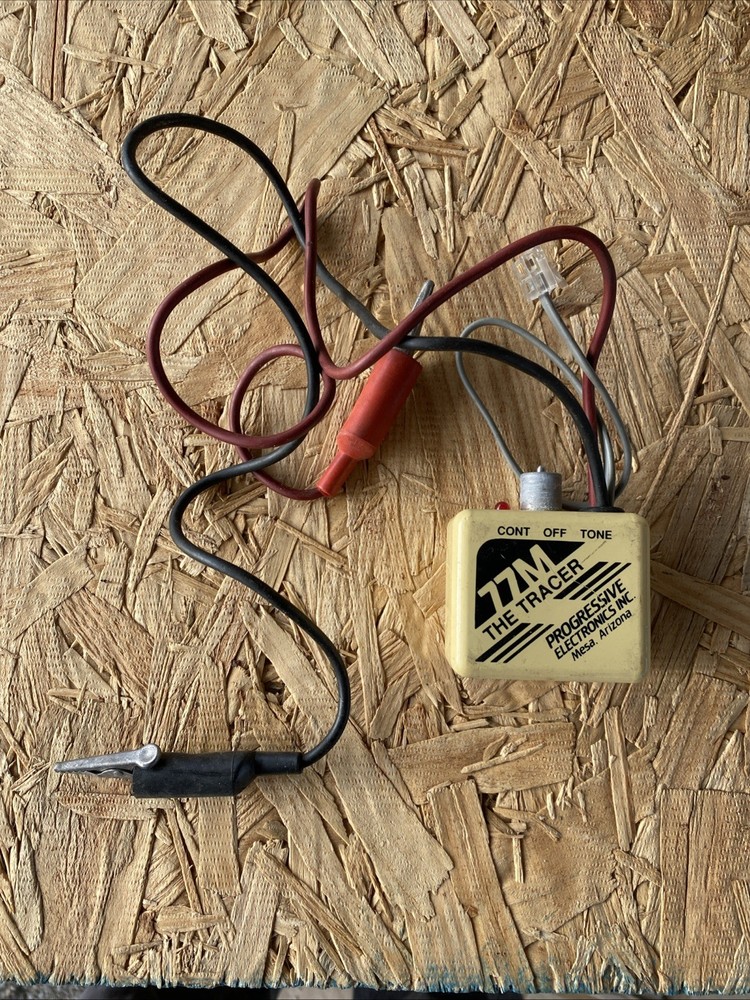 UNTESTED PROGRESSIVE ELECTRONICS NO.77M THE TRACER" With Cables