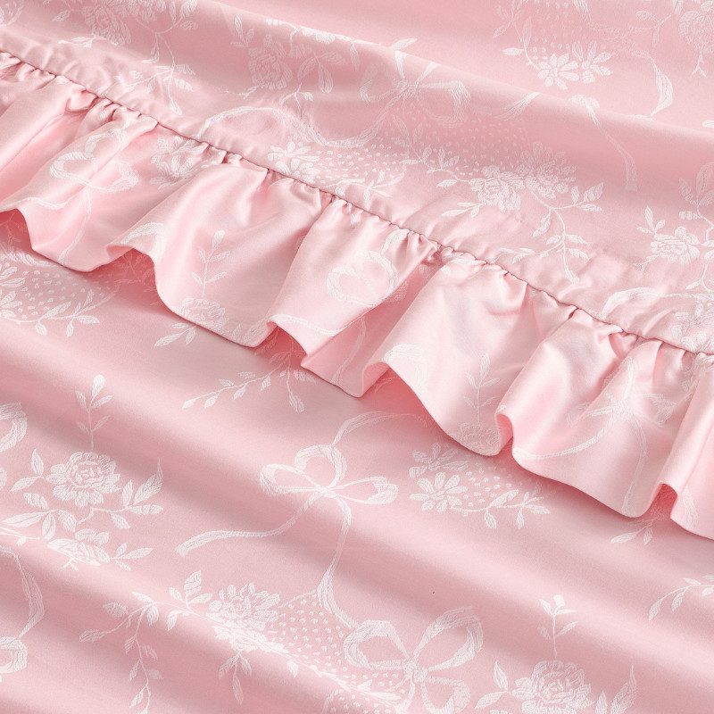 New Pottery Barn LoveShackFancy Jacquard Sheet Set