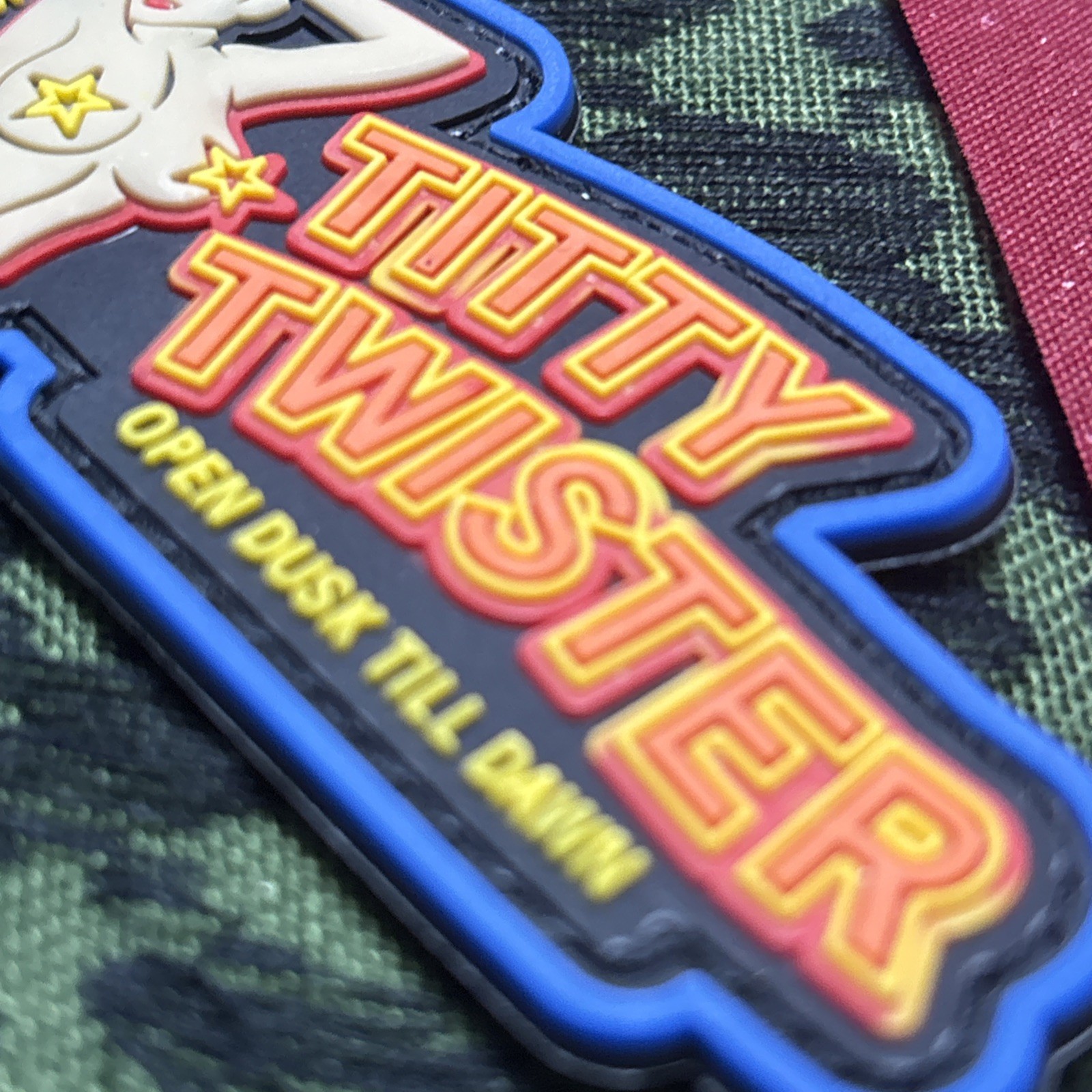 PvC 3D: Bar From Dusk Till Dawn Morale Tactical Hook & Loop Patch High Quality